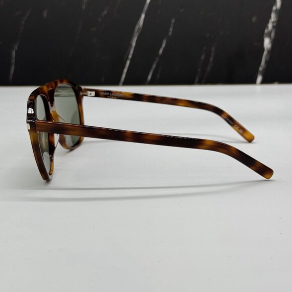 NEW SL596 DUNE 002 SAINT LAURENT HAVANA WOMEN SUNGLASSES - Picture 5 of 12